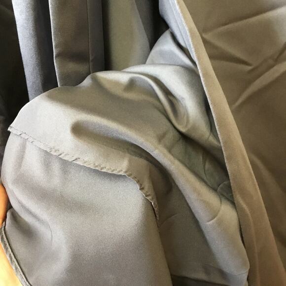 David's Bridal Black Strapless Lace Satin Gown - Picture 11 of 16